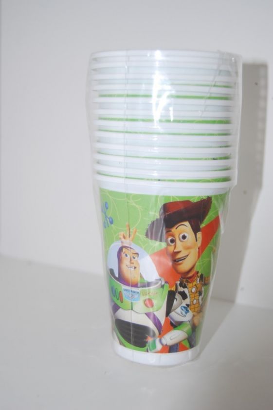 12 plastic dixie cups Toy Story 3 kids Birthday Party  