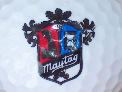 MAYTAG WASHERS & DRYERS LOGO GOLF BALL  