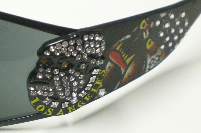 ED HARDY EHS 018 BLACK SUNGLASSES EHS018 018 18 AUTH  