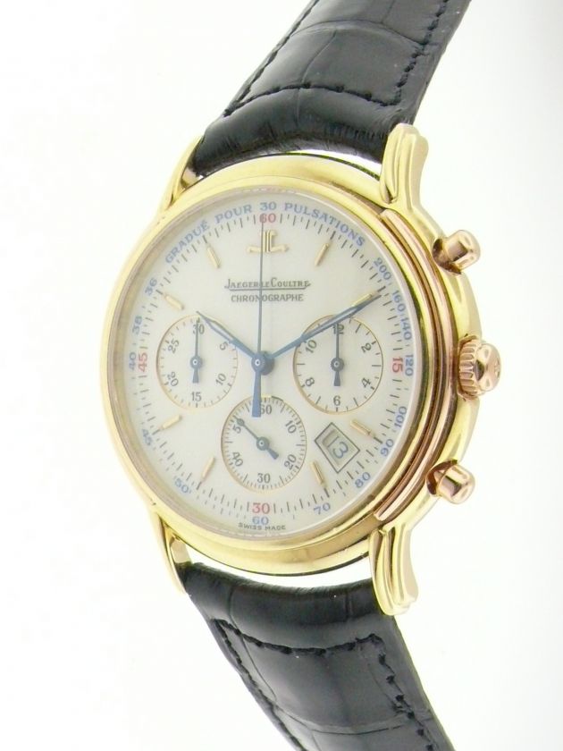 Jaeger LeCoultre 18k Yellow Gold Chrono date Odysseus Chronograph 