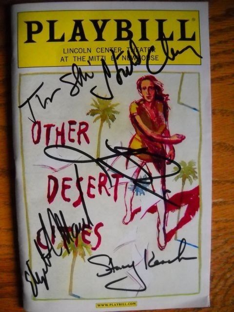   Playbill Other Desert Cities Stockard Channing Linda Lavin Keach +2