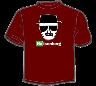 HEISENBERG T Shirt MENS breaking bad dvd season 1 2 3  