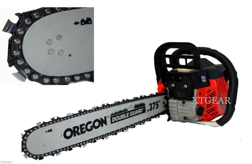 20 GASOLINE HANDHELD GAS CHAIN SAW CHAINSAW w/ ALUMINUM CRANKCASE 