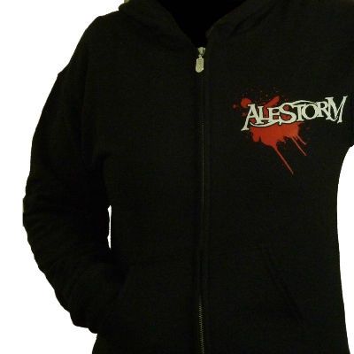 ALESTORM Logo Aust Tour OFFICIAL HOODIE Sweatshirt S  