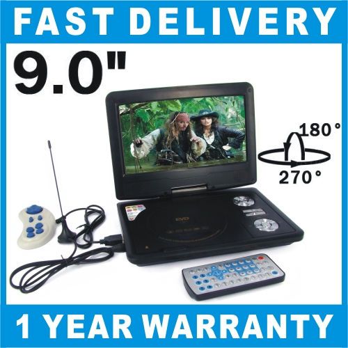 LCD PORTABLE MULTIMEDIA CAR DVD PLAYER +CD++GAME  