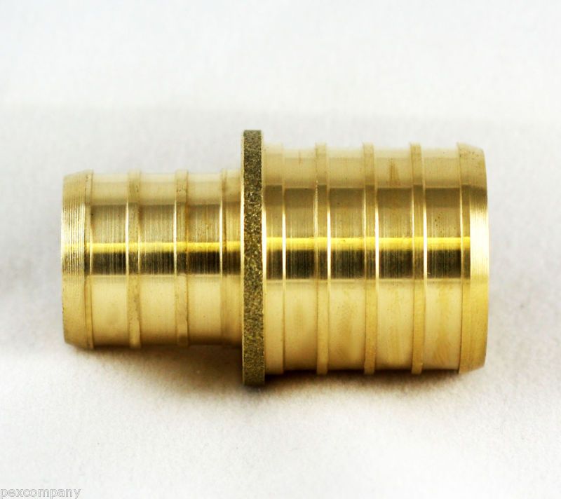 to 1/2 PEX Reducer Crimp Fittings Brass #  