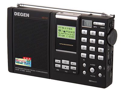 DEGEN DE1121( Black) FM/MW/SW/LW DUAL CONVERSION RADIO  