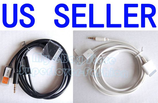 5mm Car AUX Audio and USB Charger Cable for iPod iPhone4 4S 3G 3GS 