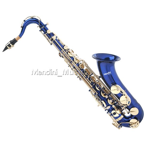 NEW STUDENT BLUE LACQUER TENOR SAXOPHONE SAX+$39 TUNER  