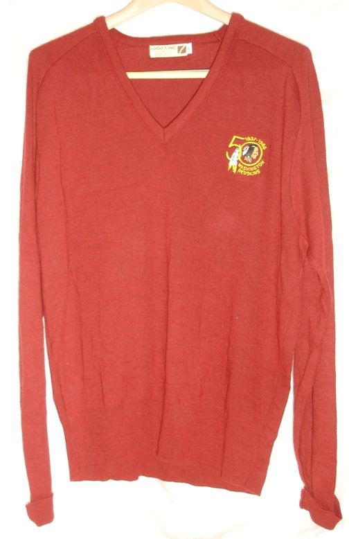 Washington Redskins Vintage 1986 Sweater Logo 7 Acrylic  