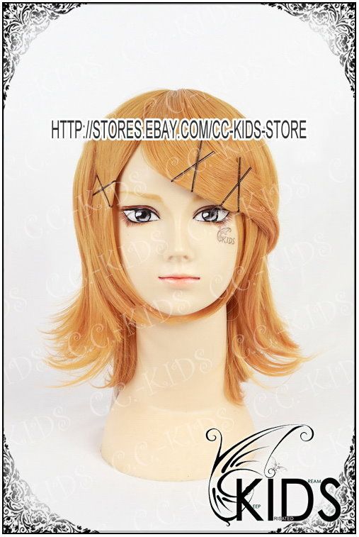 VOCALOID Rin Cosplay wig costume project diva ver  