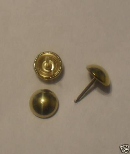 Upholstery Supplies Tacks Nails Brass leather fabric  