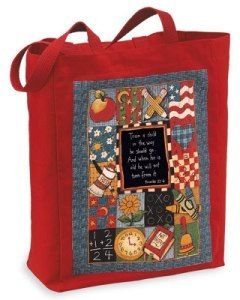 Teacher Inspires Tote Bag   Susan Winget  