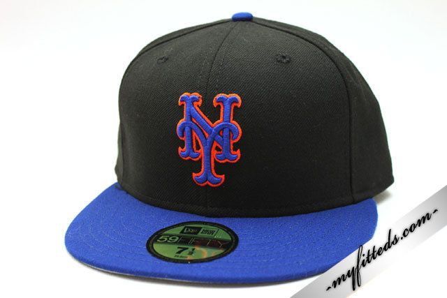 New York Mets Grey Under Brim New Era Fitted Cap  