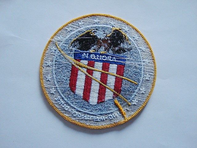 SPACE PATCH APOLLO 16 YOUNG MATTINGLY DUKE 4 DIAMETER  