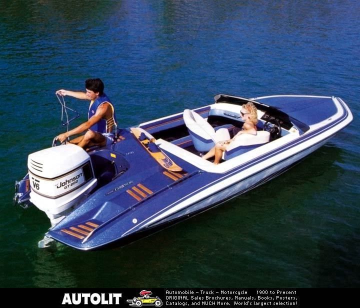 1987 Glastron CVX 20 Power Boat Factory Photo  