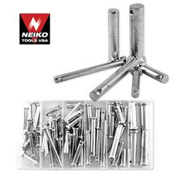 60pc CLEVIS PIN ASSORTMENT SET 21 DIFFERENT SIZES  