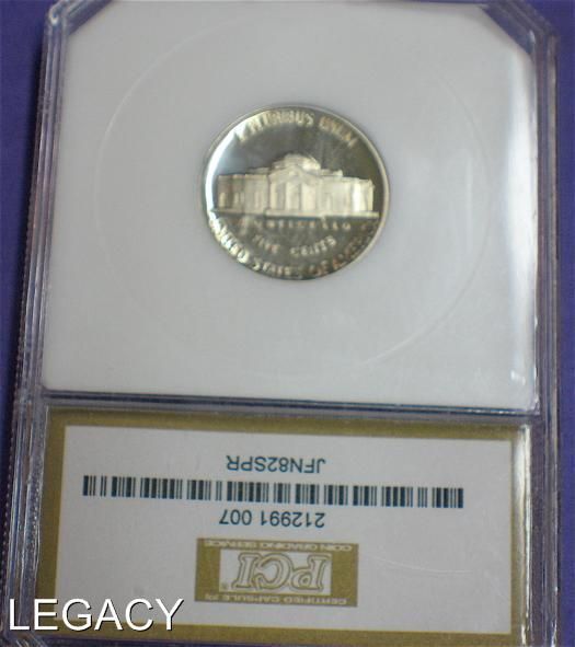 1982 S PROOF JEFFERSON NICKEL SAN FRANCISCO (R  