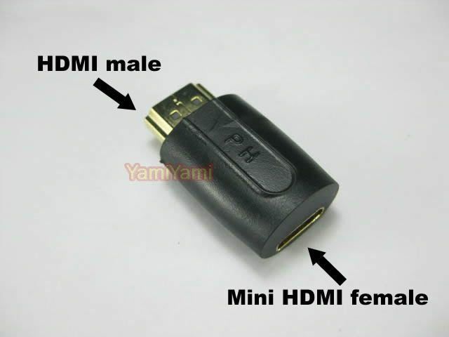   Mini HDMI Female F Adapter Converter For HDTV DVD TV Camera DV  