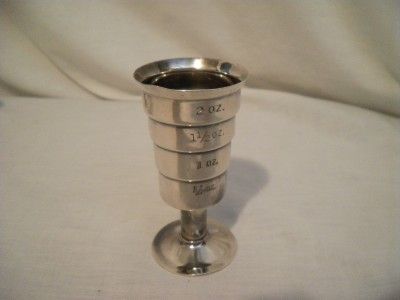   Sterling Silver Jigger Drink Measuring Bar Cup Scrap 94.4g  