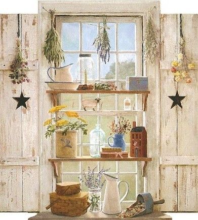 COUNTRY THINGS LIGHT WOOD WINDOW 3X3.3 feet Wallpaper Wall Decor Mural 