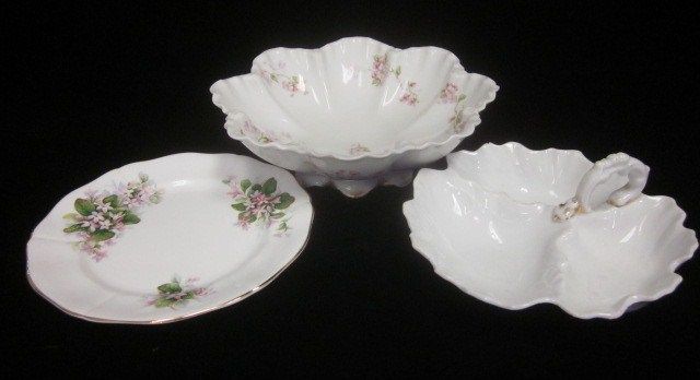 LOT 3 HAVILAND JOHN FRIEDEL ROYAL ADDERLEY Plate Bowl  