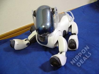 SONY AIBO ERS 7 ERS7 WHITE PEARL ROBOT WITH MIND 3 FULL WORKING MINTY 