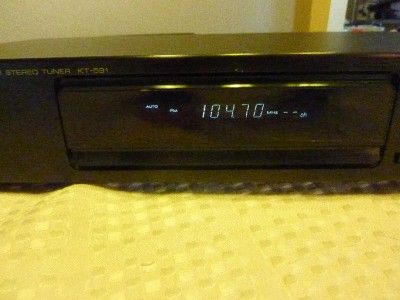 Kenwood KT 591 Quartz Synthesizer AM / FM Stereo Tuner  