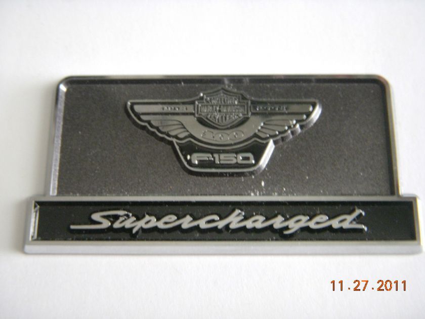 Ford F 150 Supercharged Harley Davidson Anniversary Emblem  