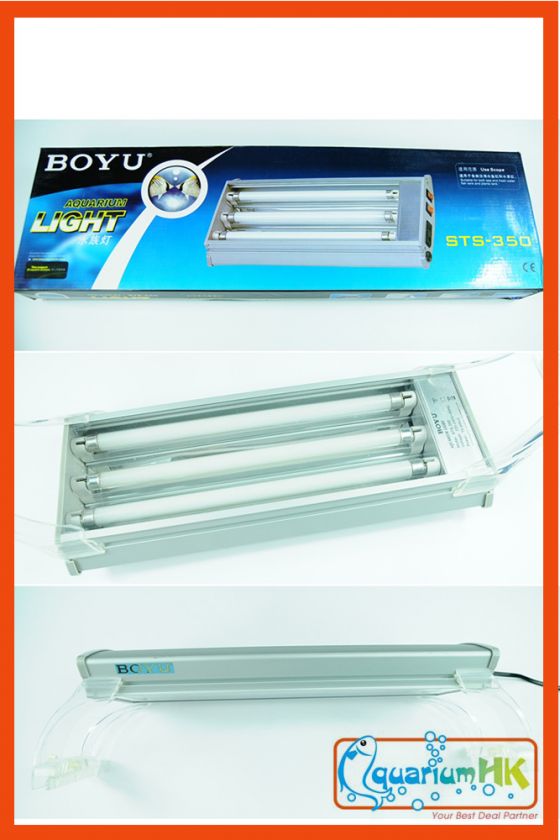 BOYU T5 8W x 3 Aquarium Overhead Tank Lighting Lamp  