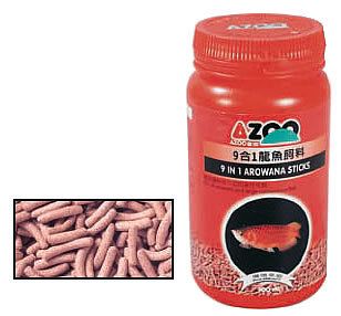 300 GM (900 ML) AZOO 9 in 1 AROWANA FOOD STICKS  