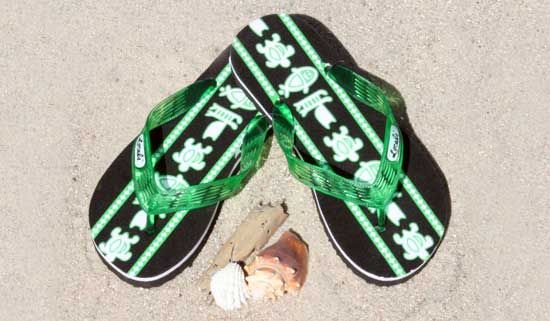 Locals Flip Flops Native Print Mint  