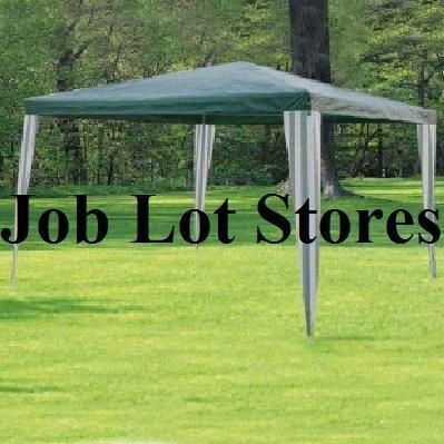 Backyard Canopy Tent Gazebo 10’ x 10’ Green & White  