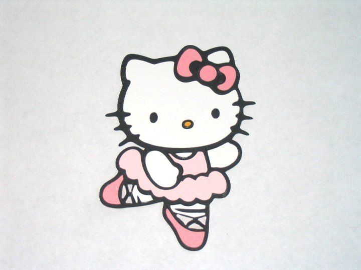 Hello Kitty, Ballet Kitty Paper Piecing  