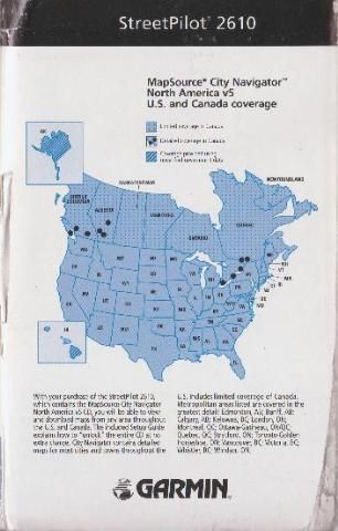 Vintage Garmin StreetPilot 2610 GPS Navigator 3.3 Touchscreen/IR 