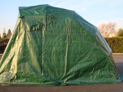   MOTORCYCLE SPORT DIRT BIKE TENT PORTABLE STORAGE SHED SHELTER COVER