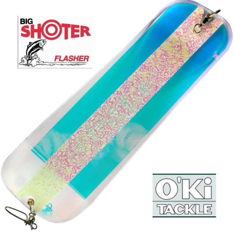 Ki BIG SHOOTER 11 FISHING FLASHER ~ Kinetic Glow  