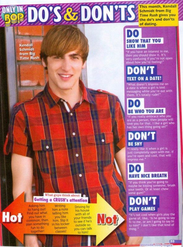 KENDALL SCHMIDT   BIG TIME RUSH   TAYLOR SWIFT   PINUPS  