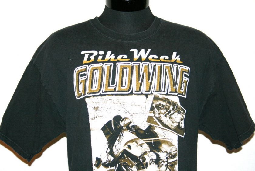 MENS HONDA GOLDWING BIKE WEEK T SHIRT SZ XL 349  