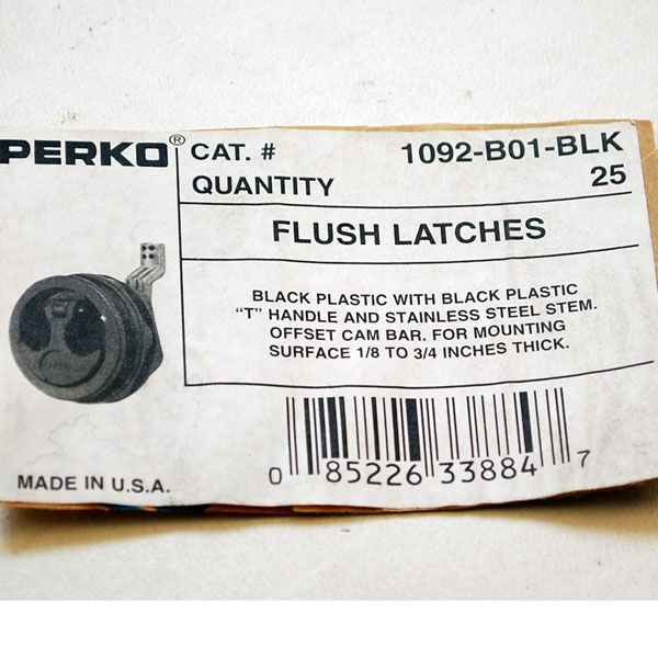 PERKO 2 3/8 INCH FLUSH MOUNT T HANDLE BOAT LIFT LATCH  