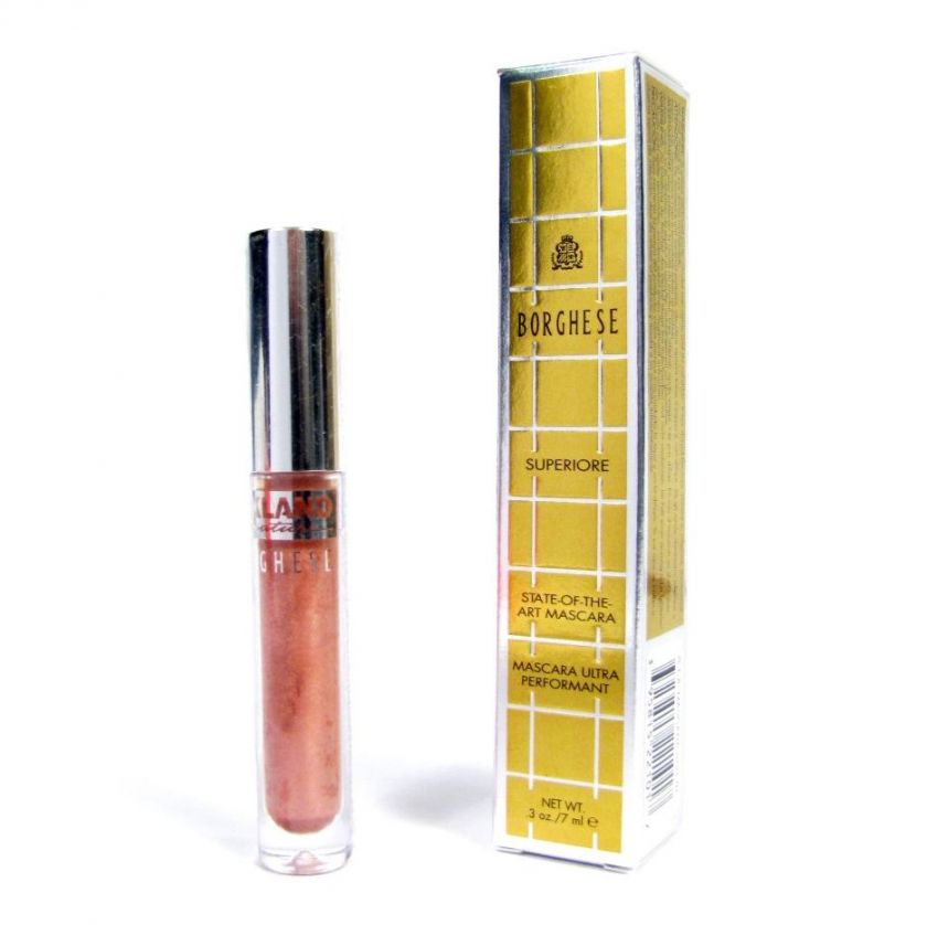 Borghese Superiore Mascara Black & Mineral Lip Gloss Blush Baby 2pc 