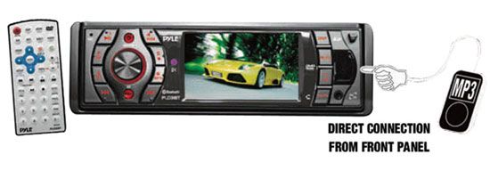   In Dash Detachable Face w/ DVD/CD/ w/ AM FM Radio & USB/ SD Input