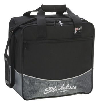 KR Starter Kit Black/Silver 1 Ball Bowling Bag  