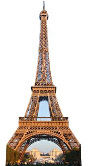 EIFFEL TOWER   HUGE CARDBOARD CUTOUT / STANDEE  