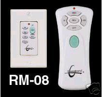 RM 08 ceiling fan remote control unit for Concord Fans  