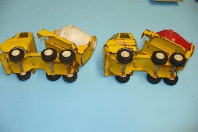   55010 12 pc. Truck Set Cement Mixer / Bell Phone / Car Carrier  