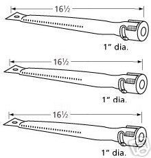 Charmglow Gas Grill Part Stainless Burner 12411 3pk  