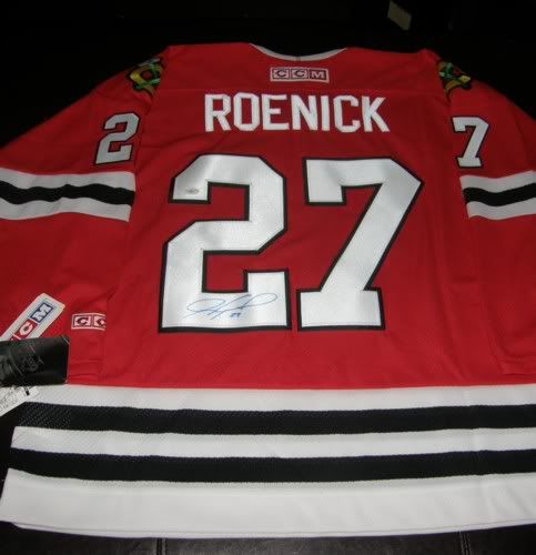   JEREMY ROENICK SIGNED 1992 Cup Chicago Blackhawks CCM Jersey  