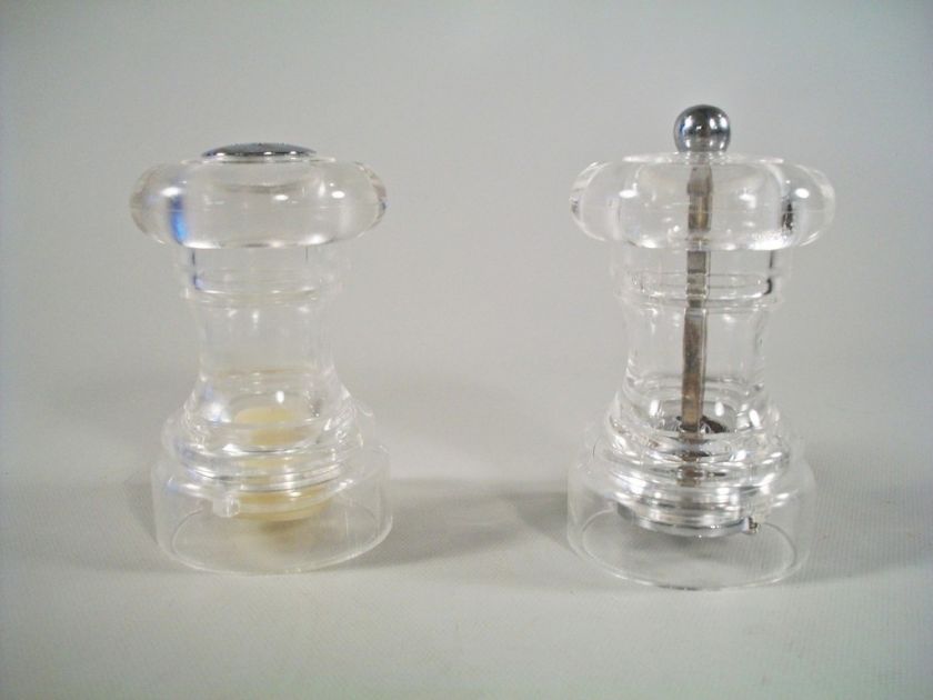 Salt and Pepper Shakers Pepper Mill Clear Works  