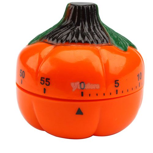 Pumpkin Cooking Kitchen Ring Timer Alarm 60 Minute New  